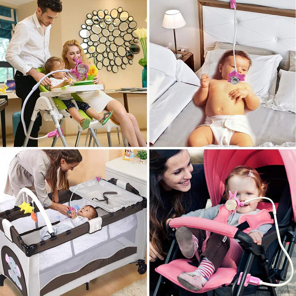 Pengsha Qi Baby Hands-Free Feeding Bottle Holder, can be rotated 360, Used for Baby Stroller, Baby Crib, Feeding Support, can be Bent to The Desired Position