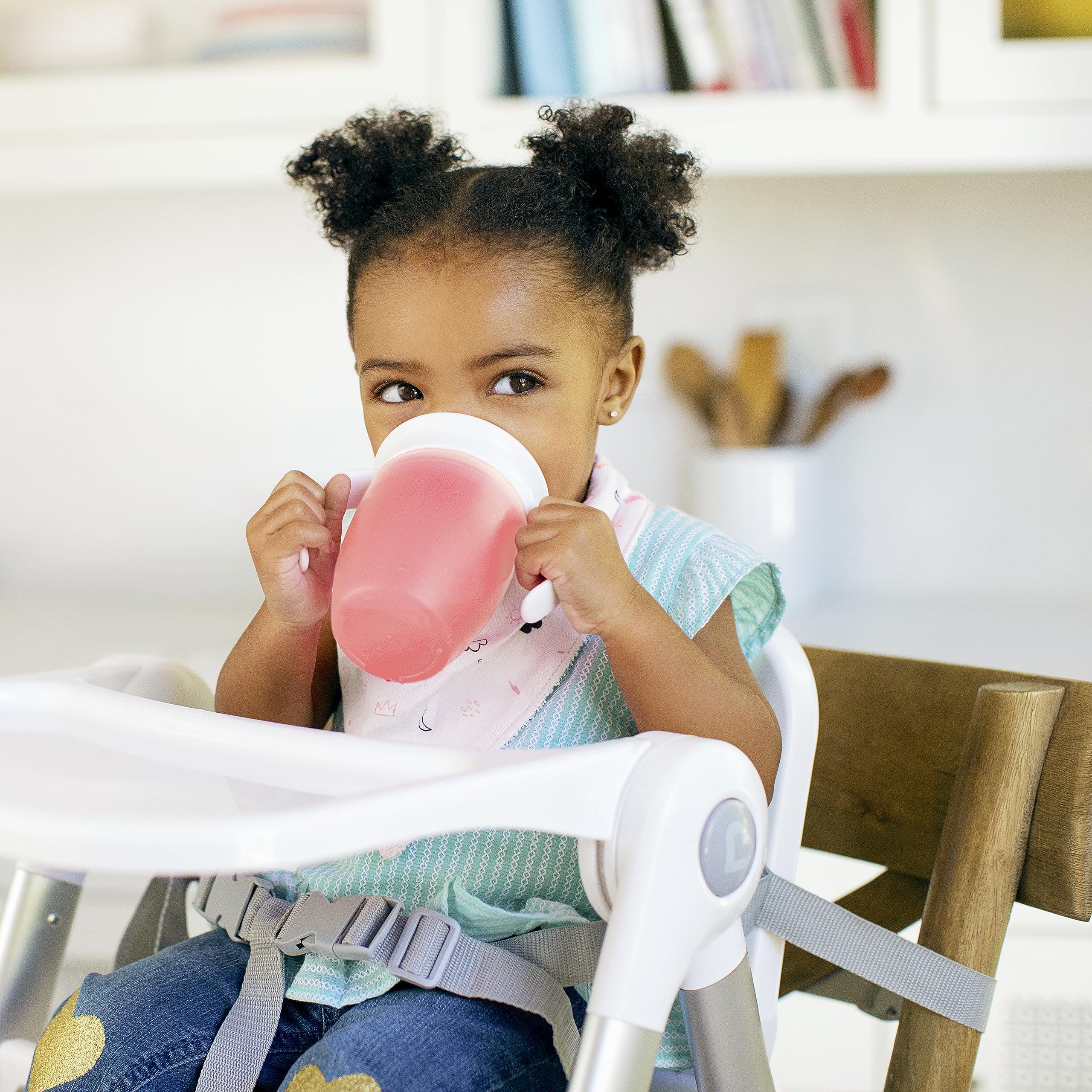 Munchkin Munchkin Miracle 360 Trainer Sippy Cup with Handles, Spill Proof, 7 Ounce, 2 Pack, Pink/Purple