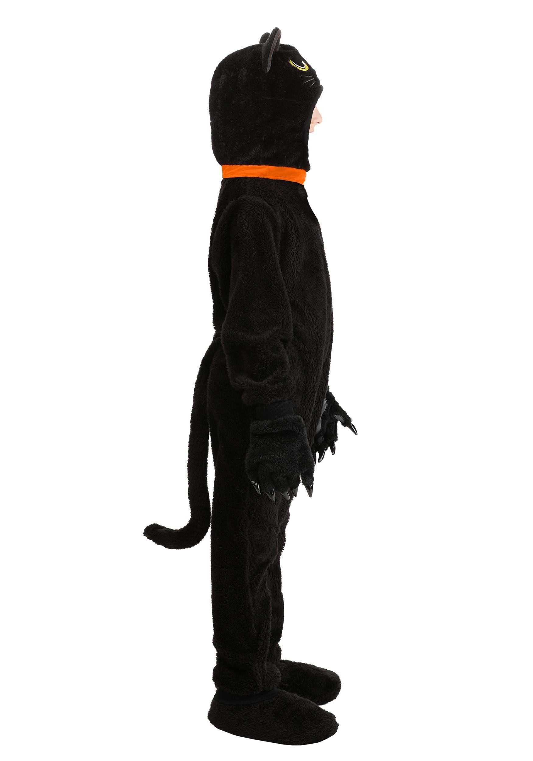 Fun Costumes Kids Thackery Binx Costume | Disney Hocus Pocus Thackery Binx Black Cat Costumes for Children X-Large