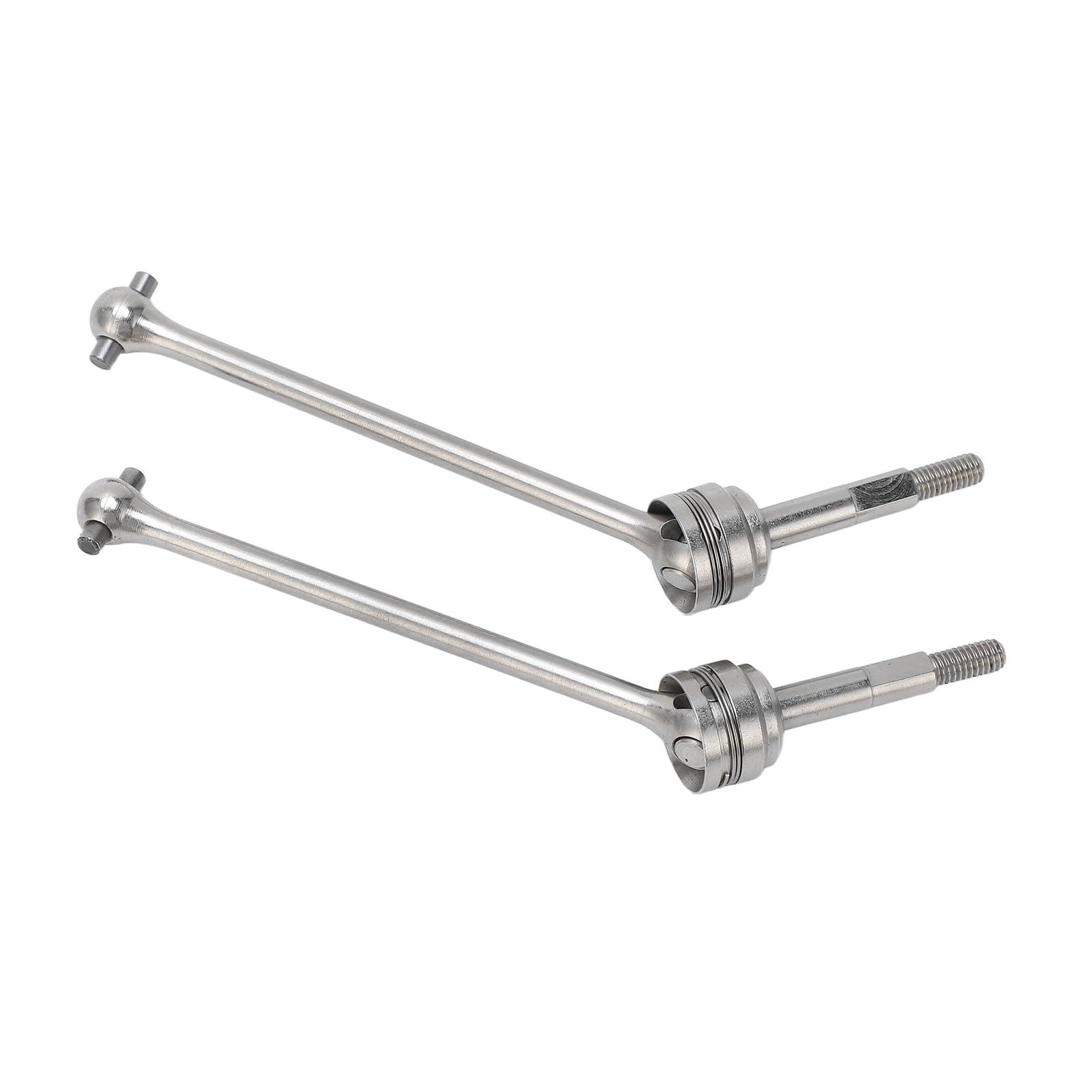 OUKENS OUKENS Rear CVD Driveshaft, Steel Aluminum Alloy Transmission Axle Joint Replacement RC Rear Drive Shafts Spare Parts for 1/10 RC Car RC Trucks RC Car Model