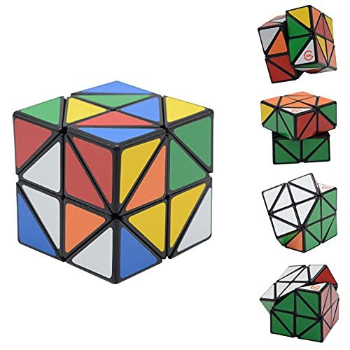 LimCube Fangshi limCube Skewb 2x2 Cube - Professional Twist Cube Puzzles, IQ Challenge Brainteaser Puzzle, Perfect for Boys/Boyfriend/Men/Collection