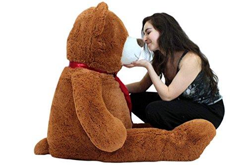 Big Plush Big Plush Personalized 5 Foot Teddy Bear Soft Life Size Animal with Bigfoot Paws - Customized with Your Message