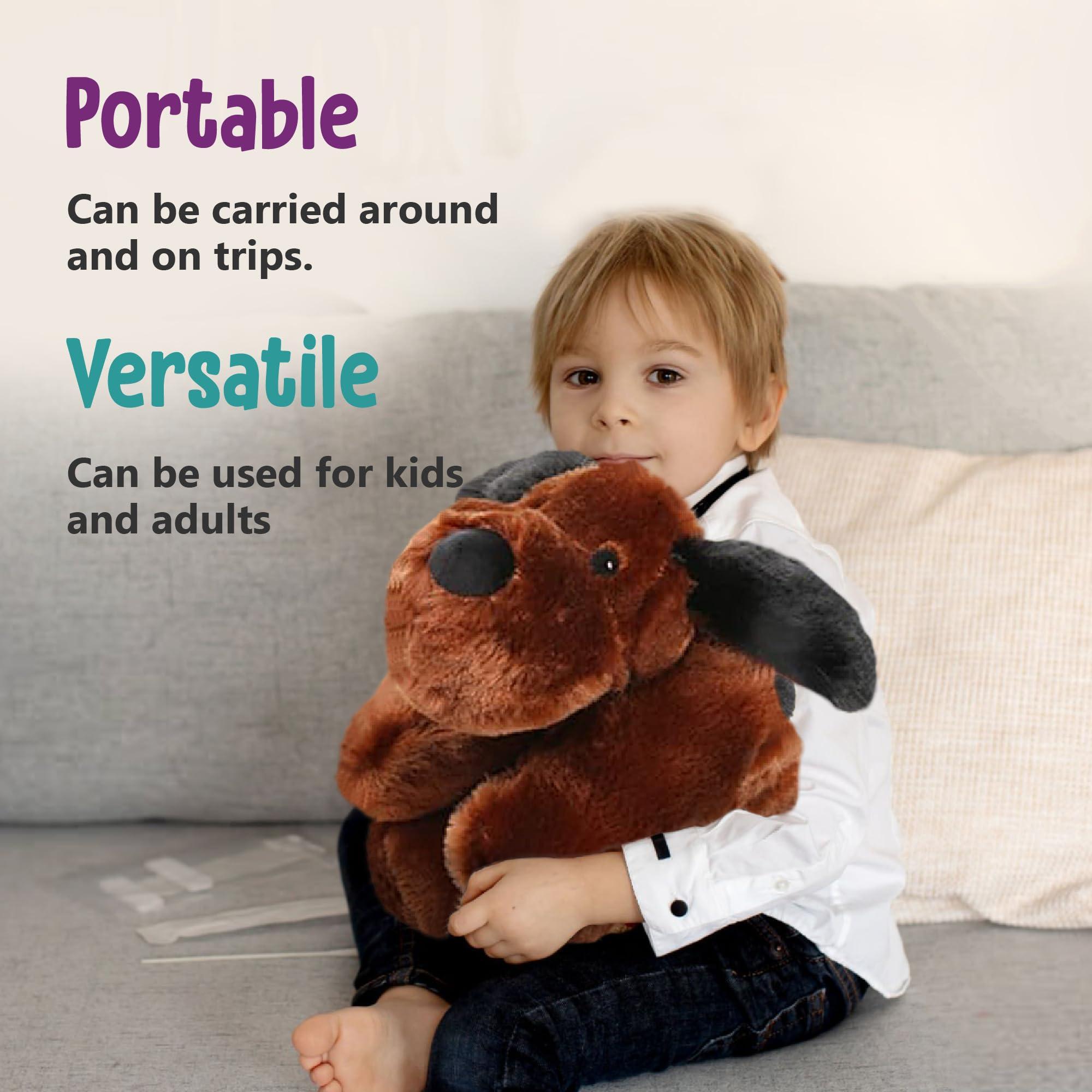 Cuddle Buds Cuddle Buds 5lbs Weighted Dog Stuffed Animal for Sensory Needs, 20\'\' Plush Dog, Weighted Stuffed Animals for Adults, Soft Plushie Toy