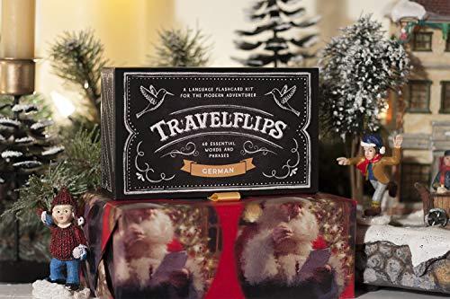 Travelflips German Flashcards - Learn German Language Vocabulary Words and Phrases - Basic German for Beginners - Gift for Travelers, Kids, and Adults by Travelflips