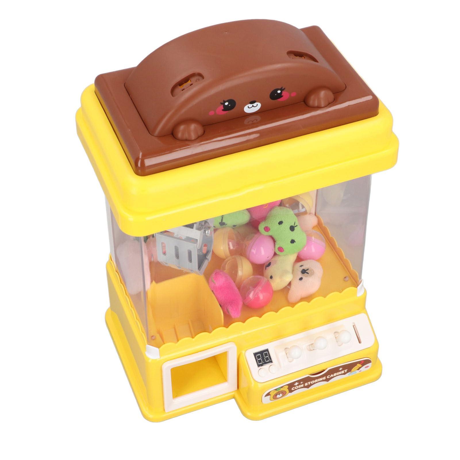 Generic Claw Game Machine, Electronic Game Machine Children Cartoon Bear USB Power Supply Mini Toy Grabber Machine