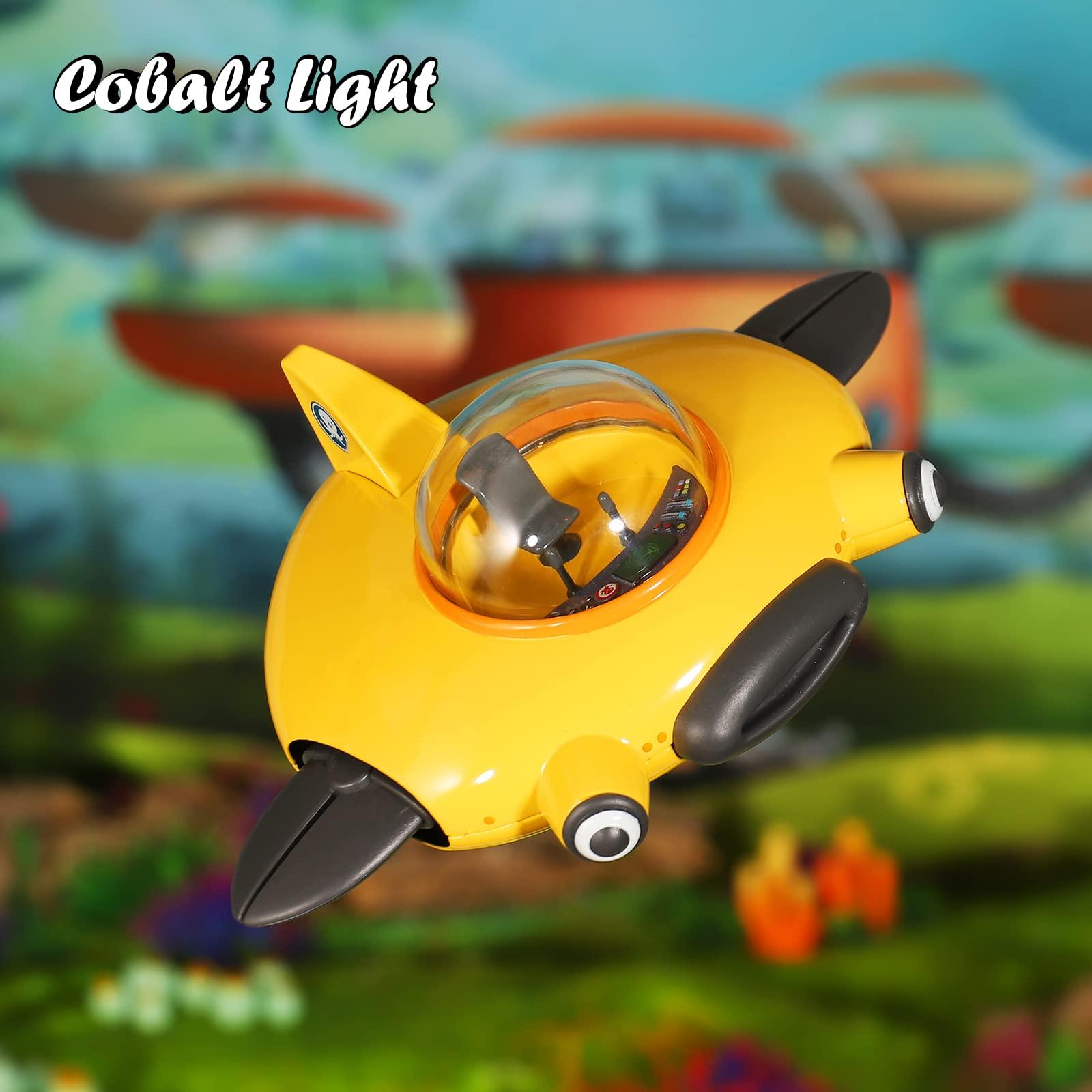 Cobalt Light GUP D Toy Compatible with Octonauts Toys Oct GUP Metal Vehicle Rescue Ship Octopod Castle Barnacles Kwazii Shellington Tweak Dashi Peso Birthday Gifts for Kids