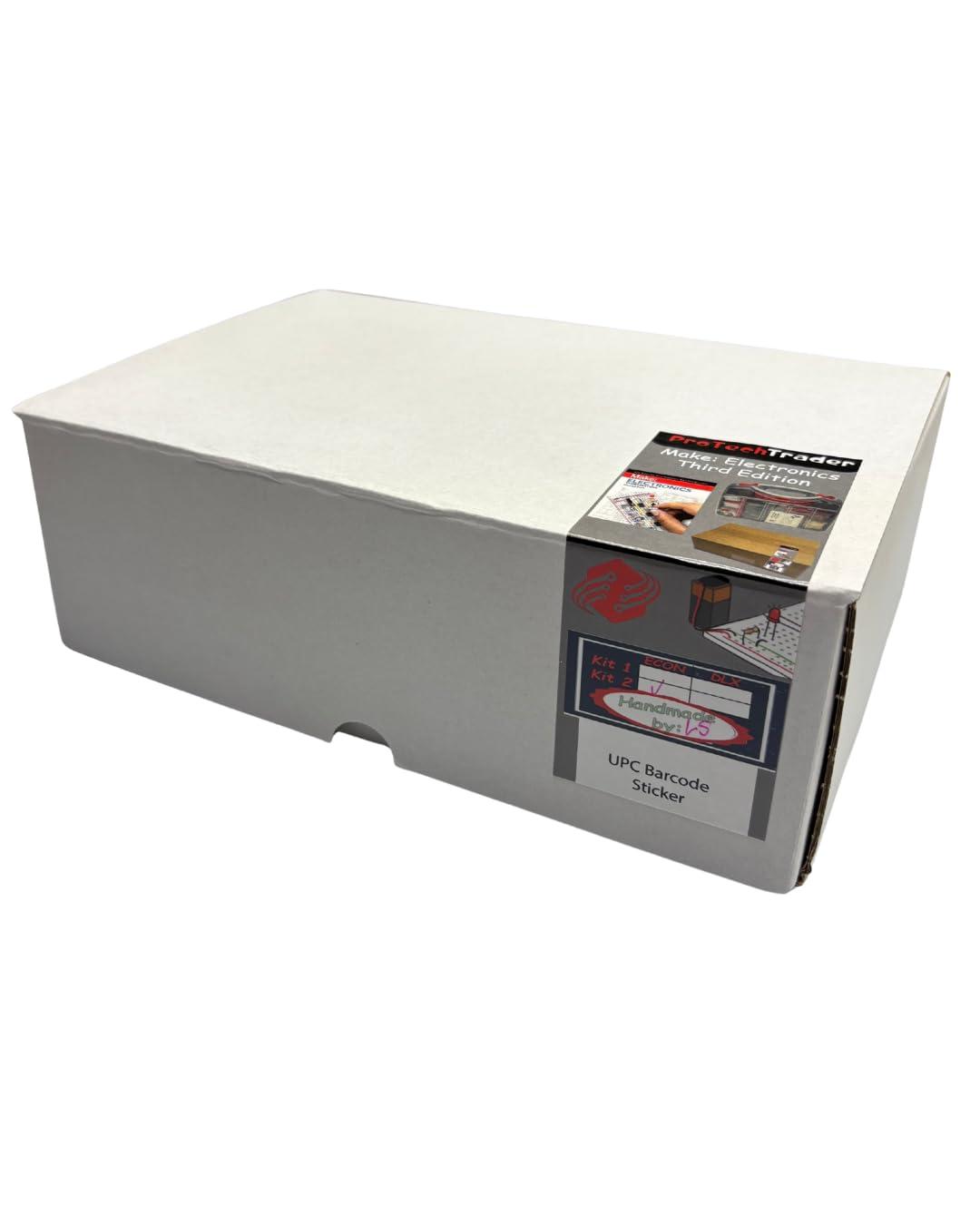 ProTechTrader Make: Electronics Third Ed Kit 2 Economy - Beginner, Intermediate, & Advanced (Teen - Adult) Component Pack That Follows The Experiments in Make: Electronics 3rd Ed by Charles Platt