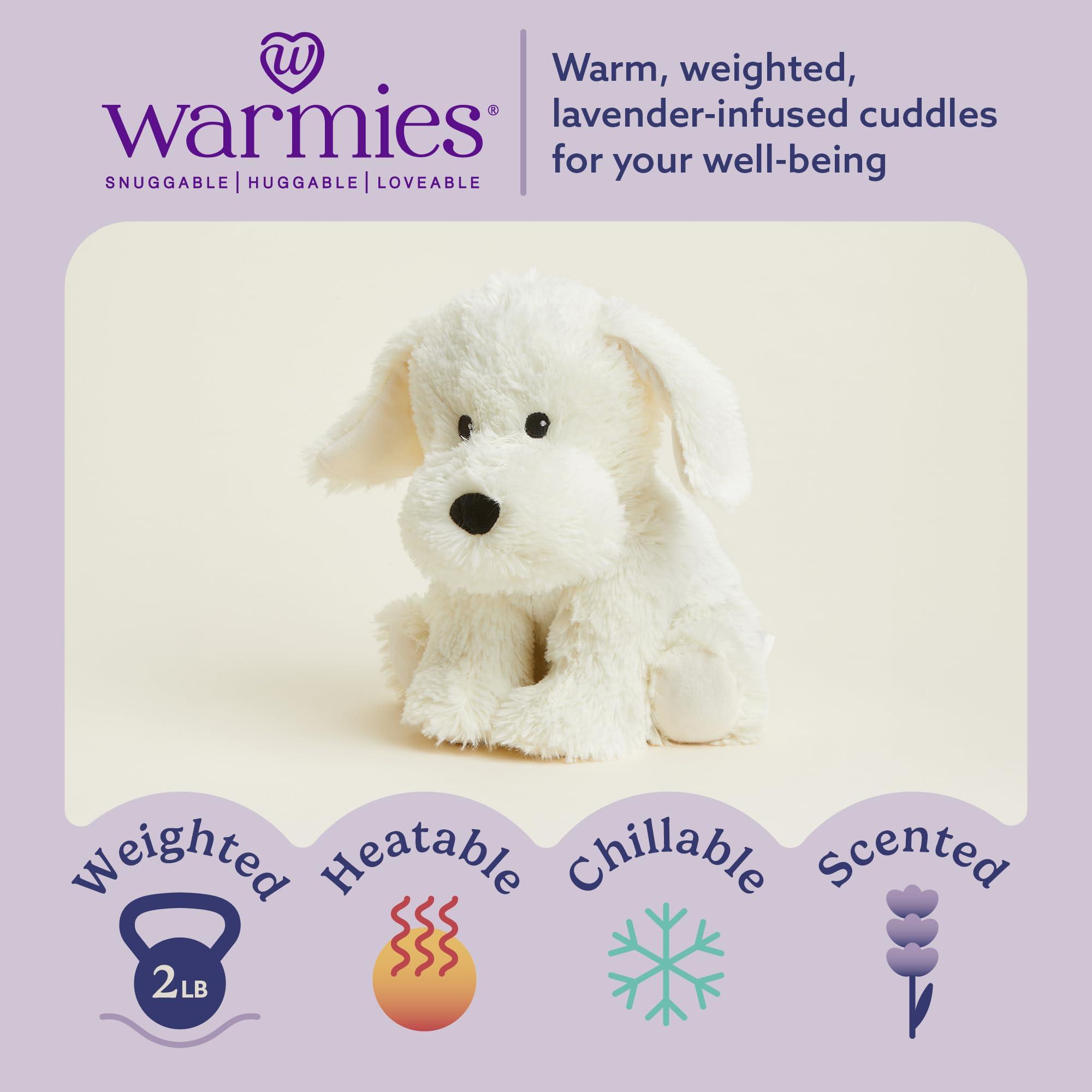 w warmies warmies Yellow Labrador Heatable and Coolable Weighted Pet Stuffed Animal Plush