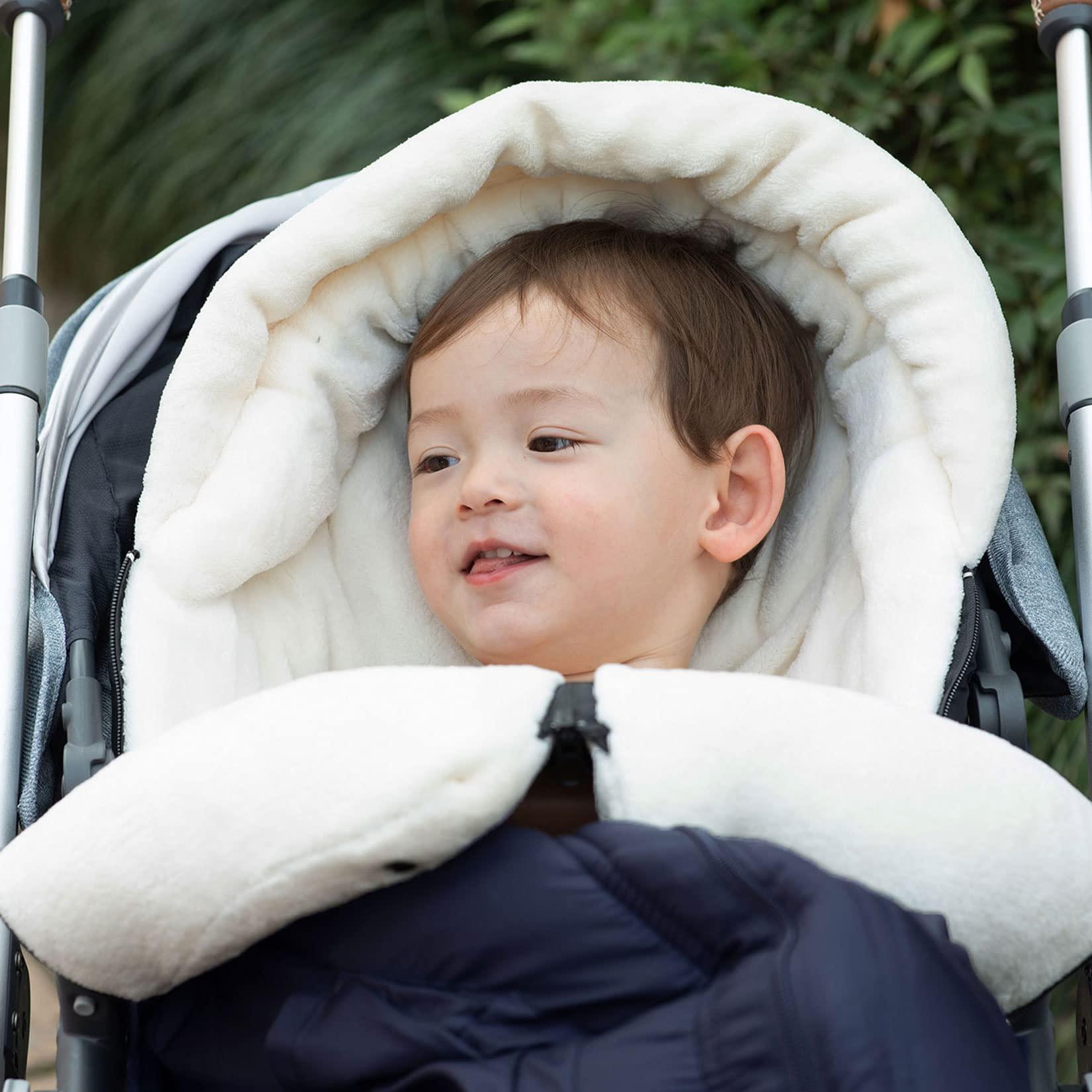 KZ Dotnz KZ Dotnz Universal Stroller Footmuff with Adjustable Zips, Soft Hood, Waterproof Warm Baby Stroller Bunting Bag