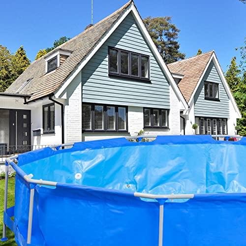 VFM e-Store VFM - Medium Round Pool 3m x 76cm Strong Frame Giant 4200 Litre Capacity Swimming Family Fun for Kids and Adults Holiday Summer Garden Swim Splash - Wild \'n Wet