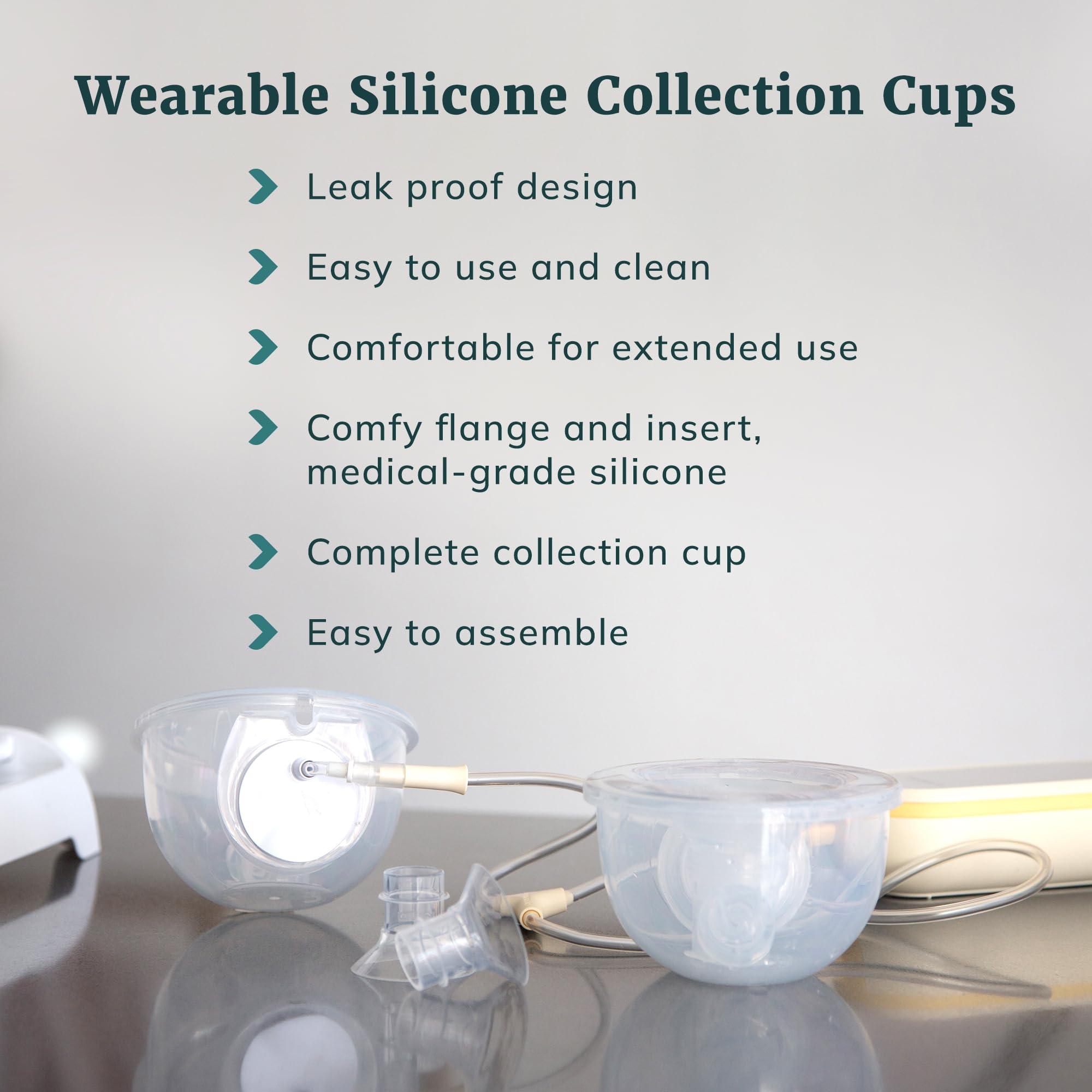 IDAHO JONES Idaho Jones Breast Milk Collection Cups & Replacement Parts Bundle - Ultimate Pumping Convenience for Nursing Moms