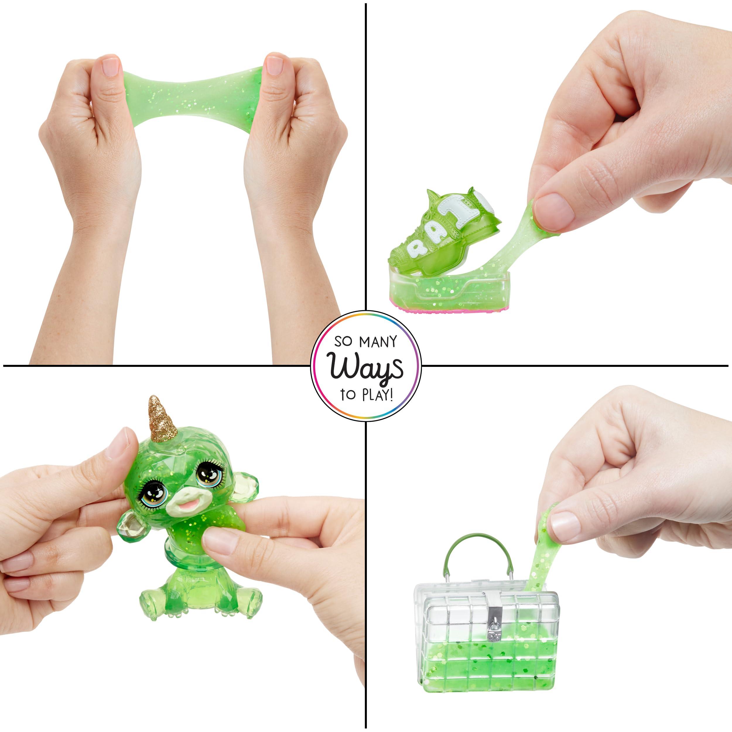 Rainbow High Rainbow High Jade, Green with Slime Kit & Pet, 11\" Shimmer Posable Fashion Doll with DIY Sparkle Slime, Magical Yeti Pet. Fun Play Accessories, Great Toy Gift for Girls Kids Ages 4-12 Years