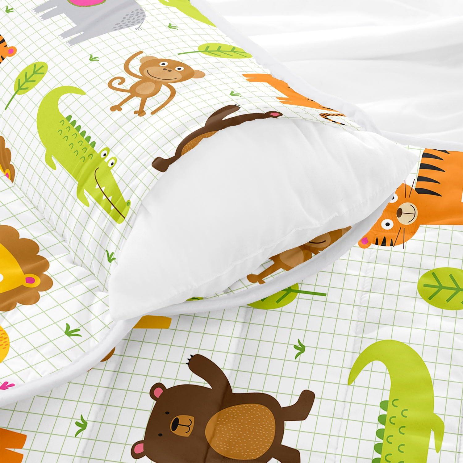 Datura home Datura home Nap Mat -Animal Sleeping Bag with Removable Pillow - Daycare and Sleepovers Preschool Kindergarten Bedding Set for Kids Toddler Boys Girls(Animal1 Standard)