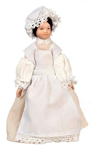 Aztec Imports, Inc. Aztec Imports, Inc. Dollhouse Miniature Doll Mail, Victorian Outfit, Porcelain #G7685