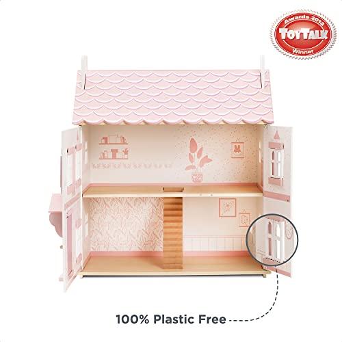Le Toy Van Le Toy Van - Iconic Sophie's Large Wooden Doll House | Dream House Wooden Dolls House Play Set | Great As A Gift | Suitable for Ages 3+