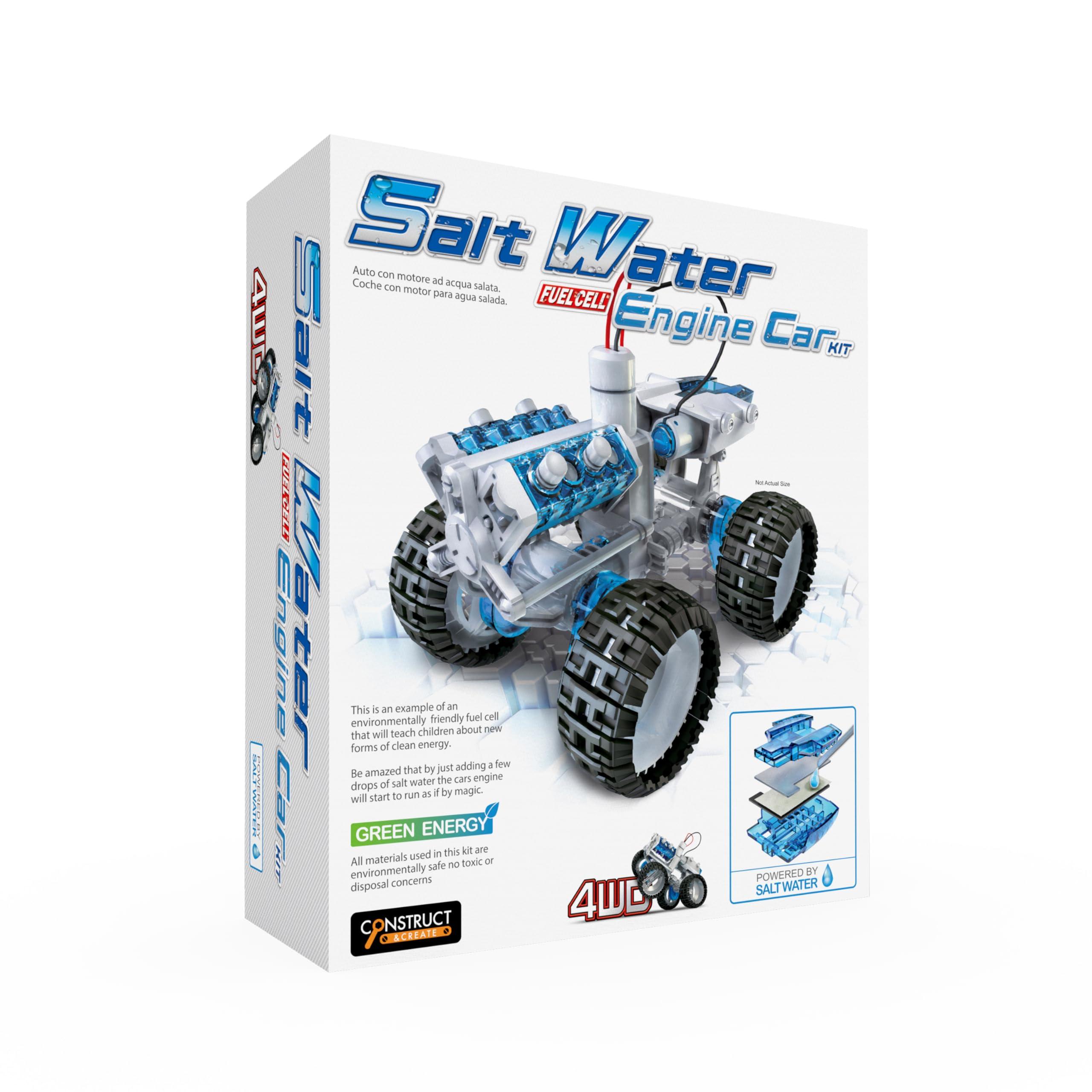 sou Construct & Create Salt Water Fuel Cell Engine Car DIY STEM Build Your Own Kit