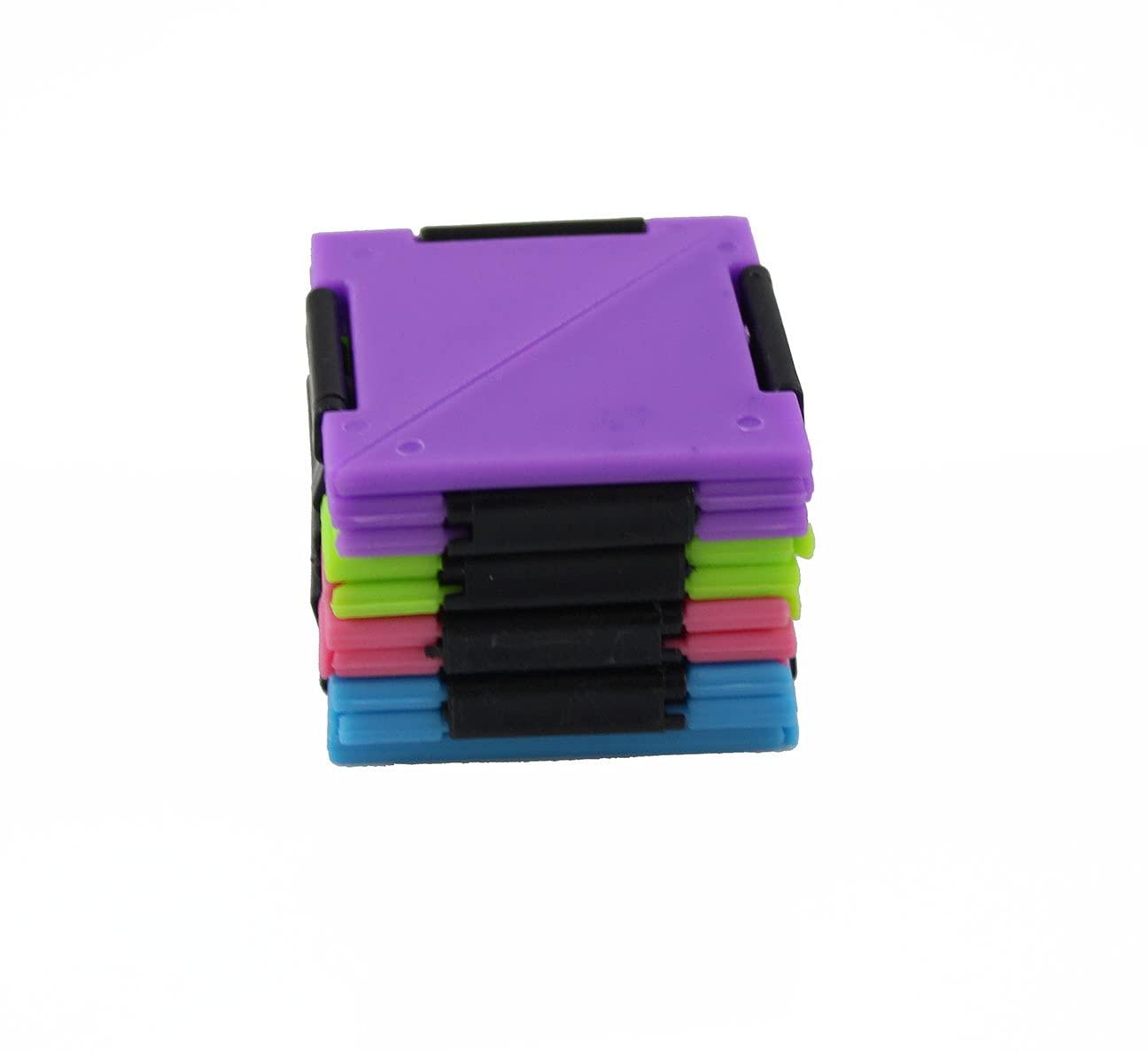 Curious Minds Busy Bags SET OF 2 Infinity Triangle - Magic Endless Folding Fidget Toy - Flip Over and Over - Bend and Fold Crazy Shapes Puzzle - ADD Anxiety Soothing Calm Anxiety Toy for Classroom or Office Focus