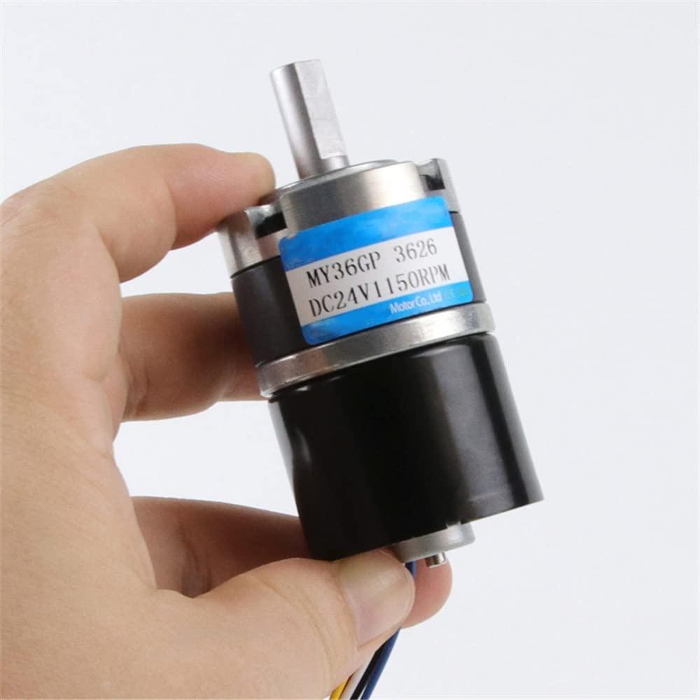 ToysCentral Basics DC 12V 24V Brushless Planetary Gear Motor High Torque 90KG Speed 8rpm To 1154rpm PWM BLDC Metal Gearbox Moter 36GP-3626 Electric - (Speed(RPM): 24v 16rpm, Voltage(V): shaft 8mm Bracket)