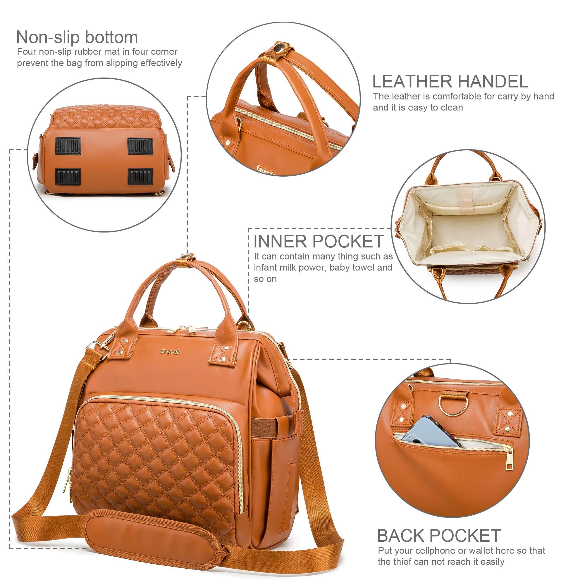 Ezgnuk Ezgnuk Small Diaper Bag, Mini Baby Backpack, Multi-function Waterproof Travel Tote Work Bag