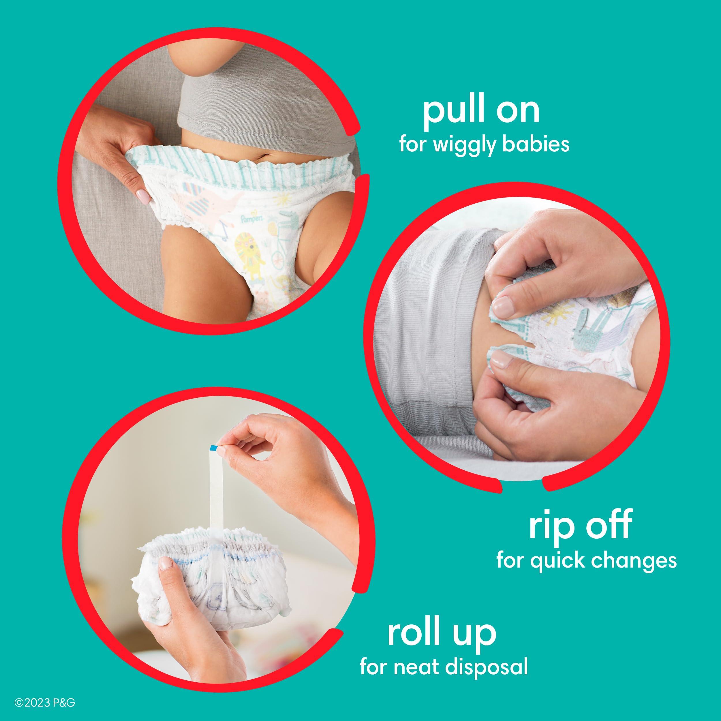 Pampers Pampers Diapers - Cruisers 360 - Size 7, 44 Count, Babyproof up to 100% Leakproof Pull-On Diaper