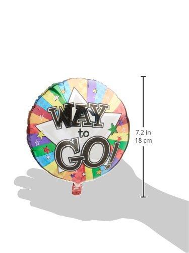 Anagram Anagram International 1949101 Way To Go Balloon Pack, 18"