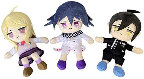 Groydbna Groydbna Anime Plush Doll Cosplay Plushie Figure Cute Stuffed Keychain,(Saihara Shuichi)