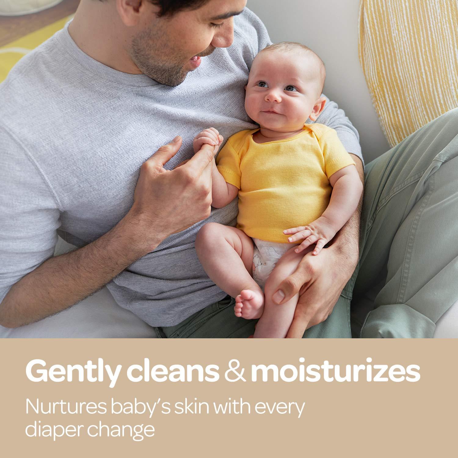 HUGGIES Baby Wipes, Scented, Huggies Nourish & Care Baby Diaper Wipes, 56 Count (Pack of 12)