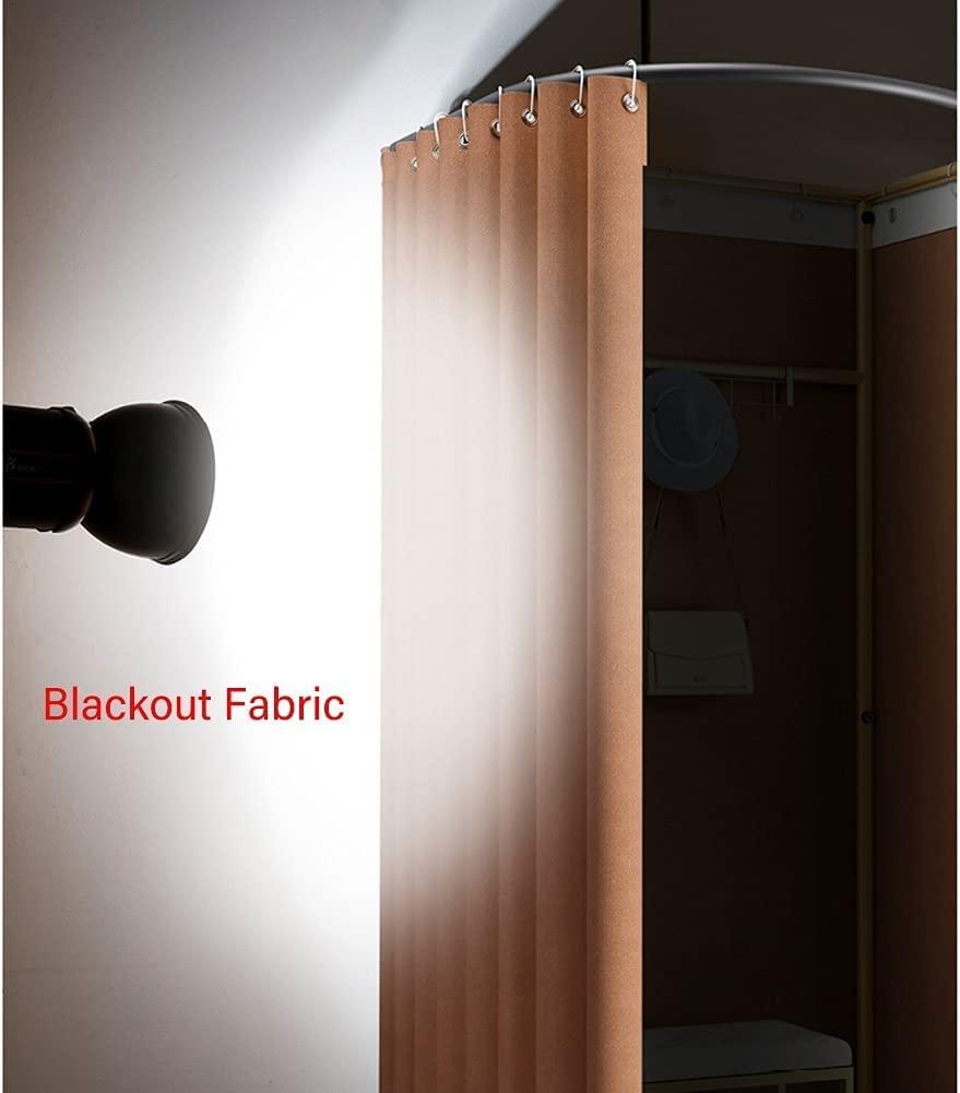 SAAKO Fashion Changing Rooms Clothing Store Fitting Room Movable Temporary Locker Room Metal Track Dressing Room for Clothing Store Changing Room Bedroom Furniture