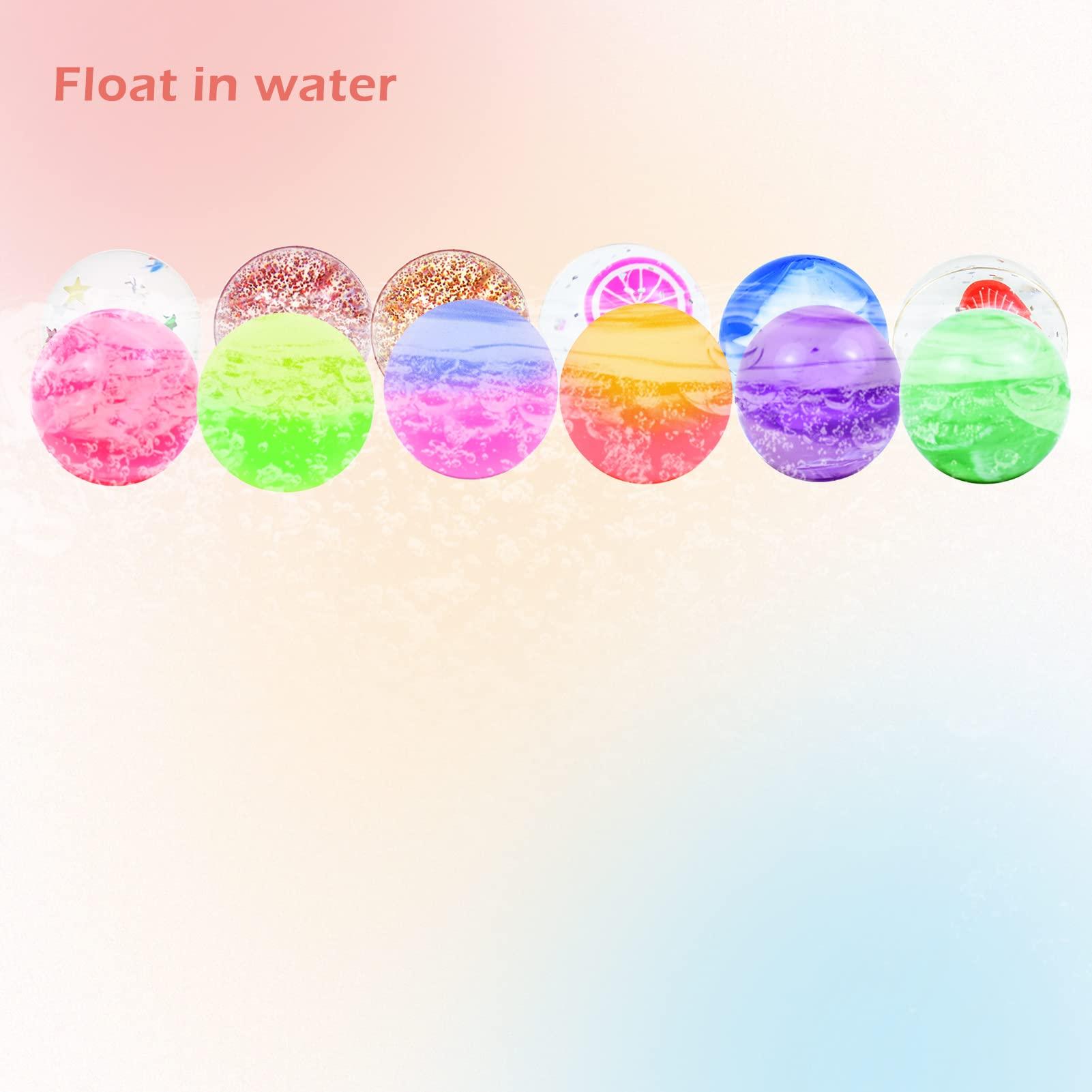 Mofuiry 30Pcs Small Bouncy Balls for Kids, 1 inch Rubber Bouncy Balls Bulk Small Rubber Balls Mini Bouncing Ball 25mm Assorted High Bounce Rubber Ball for Birthday Party Favors Bag Fillers Halloween Prizes
