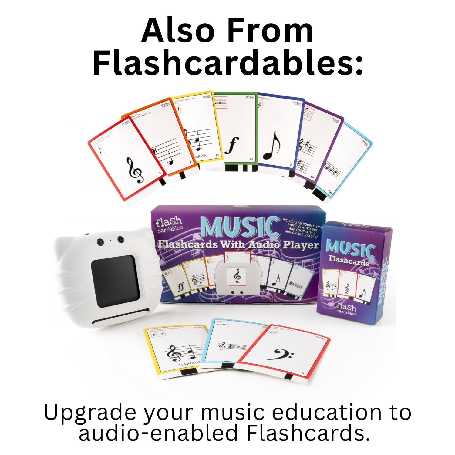flashcardables Flashcardables Premium Music Flash Cards