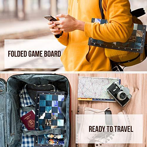 AEVVV Army Chess Set Navy - Russian Army Navy Chess Board and Hand Painted Pieces