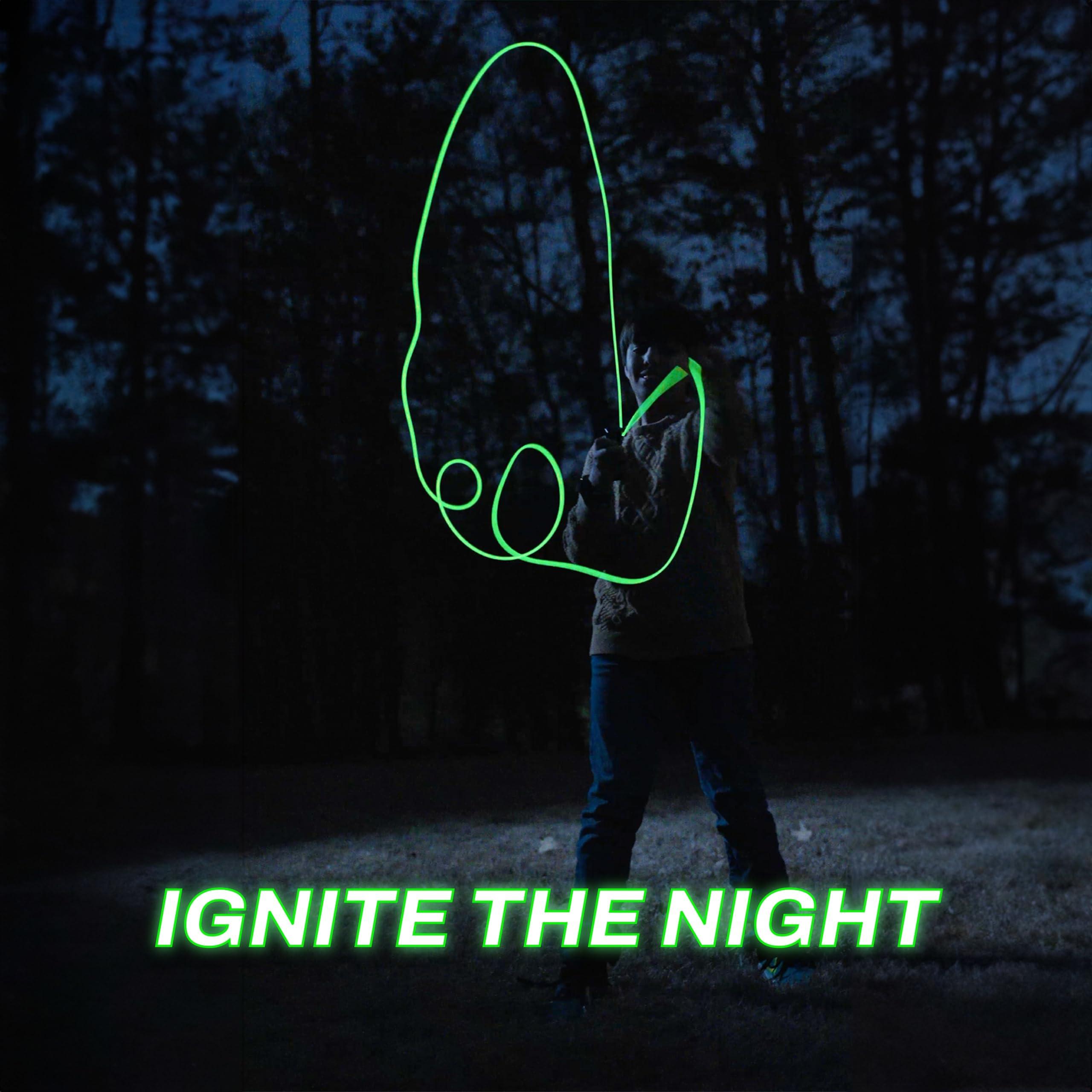 ZipString ZipString Luma - The Patented Glow-in-The-Dark Toy That Flies a Loop of String, Creates Endless Shapes and Tricks Built-in LED for Glowing Fun. Perfect STEM Gift for Kids & Adults. Wonderment Awaits
