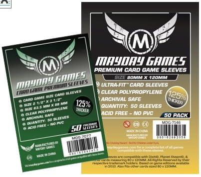 Mayday Games Nucleum Compatible Premium Card Sleeve Bundle (MDG-7077 x 1, MDG-7146 x 1)
