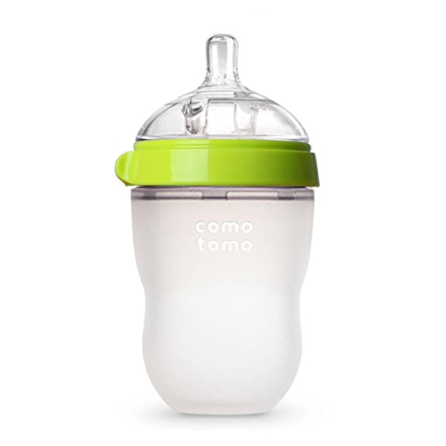 Comotomo Comotomo Baby Bottle Single Pack, Green, 8oz