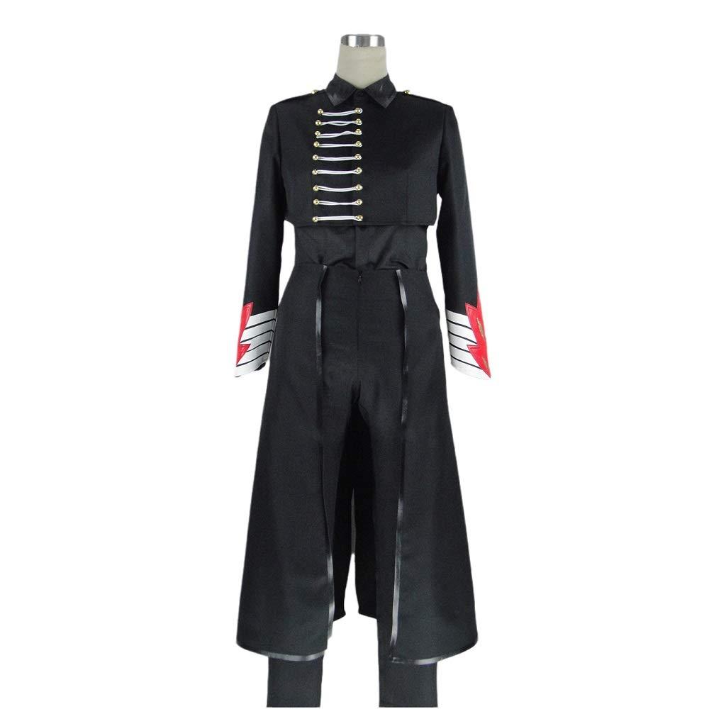 QILONG Code Geass Code Black in Ashford Lelouch Lamperouge Lelouch vi Britannia Cosplay Costume2532 (Male S)