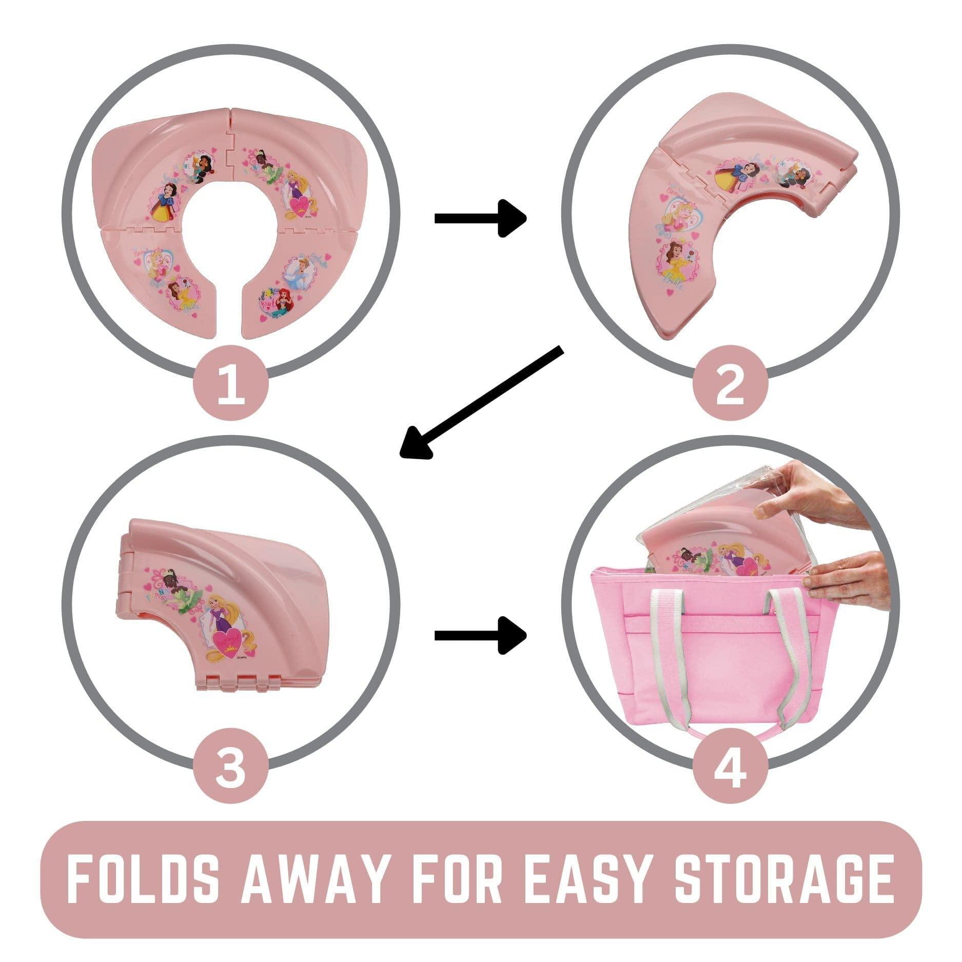 Disney Disney Princess "Loving Life" Folding Potty Seat - Travel Potty Training Seat