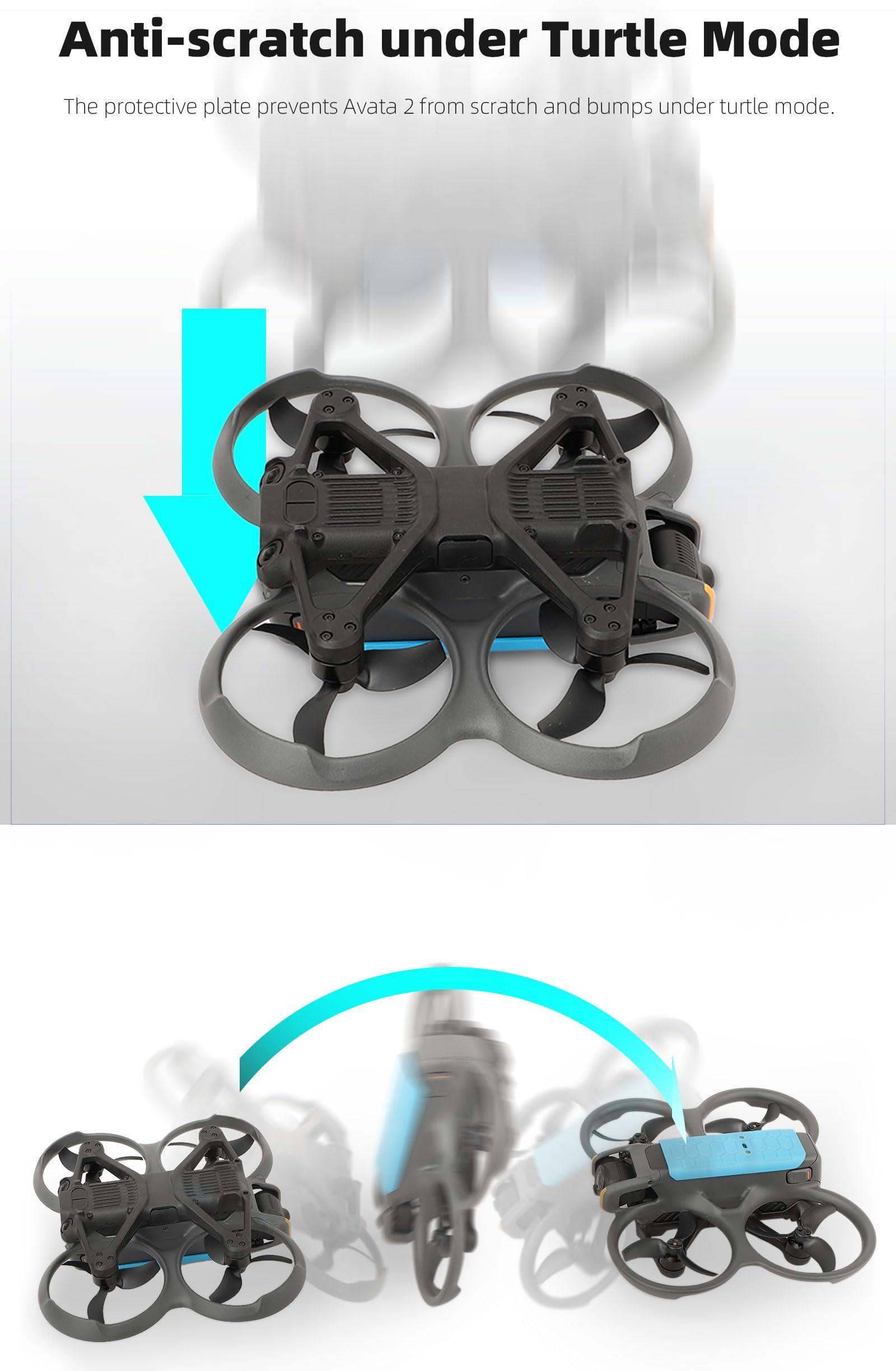 BTG BTG Protective Plate for DJI Avata 2 Accessories Body Protection Bottom Protection(Red)