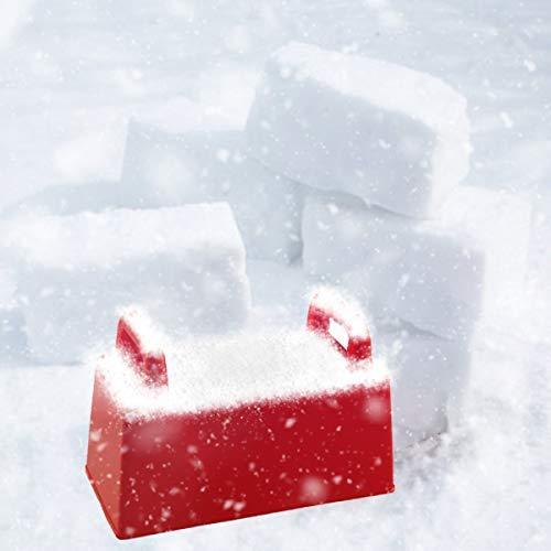 Superio Superio Snow Brick Maker Igloo Fort Block Form Outdoor Winter Snow Toys Sand Castle Building Kit for Adults and Kids Sandbox, Beach, Sand Toys (Red, 6)