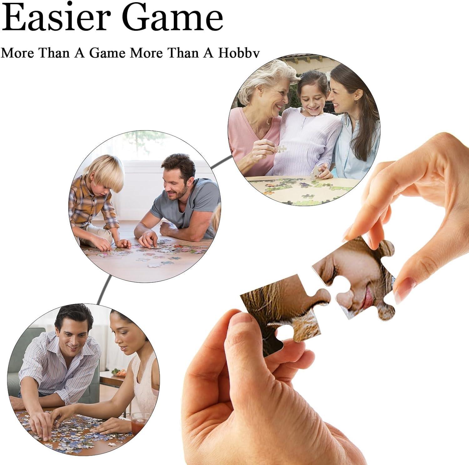 LCPKUTTR Personalised Jigsaw Puzzle ,Custom Jigsaw Puzzle from Photos,Wooden Jigsaw Puzzles - Puzzle Your Photo in 300/500/1000 Pieces Make Your Own Jigsaw Puzzle for Adult Kids Teens BD-10402(Size:300pcs)