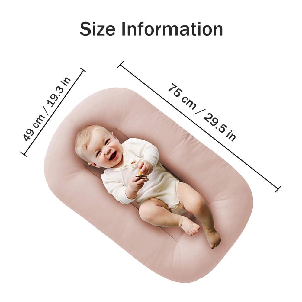 CaperuGreod CaperuGreod Baby Lounger,Baby Lounger Pillow for Newborn,Infant Lounger,Baby Lounger Pillow (Green Lake,0-6months)