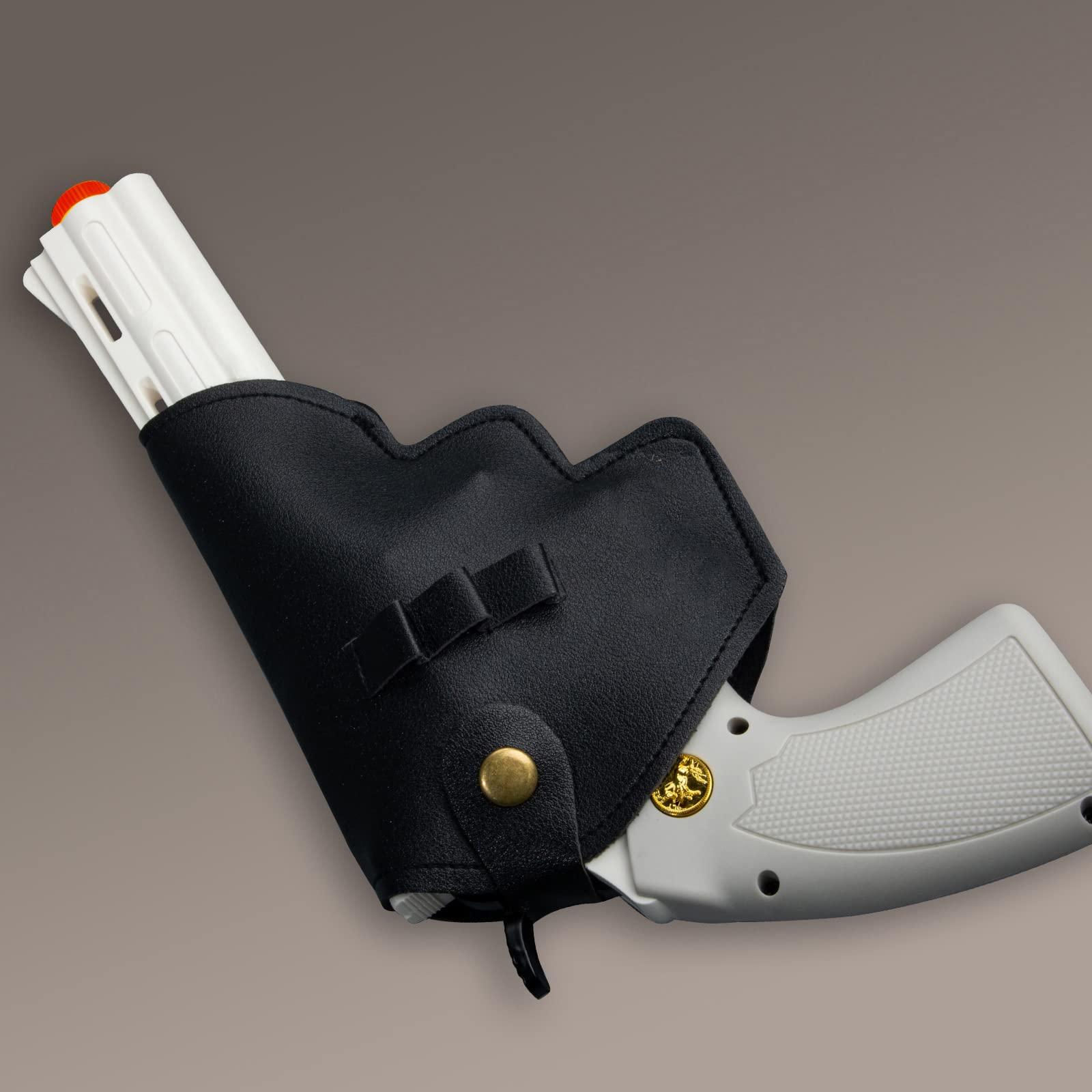 Tehoosen Revolver Toy,Extended Barrel,Can fire Soft Bullets,Water Gel Beads,Digital Shooting Targets with Foam Dart Toy Shooting Blaster,Toys for Kid Boys Girls,Compatible