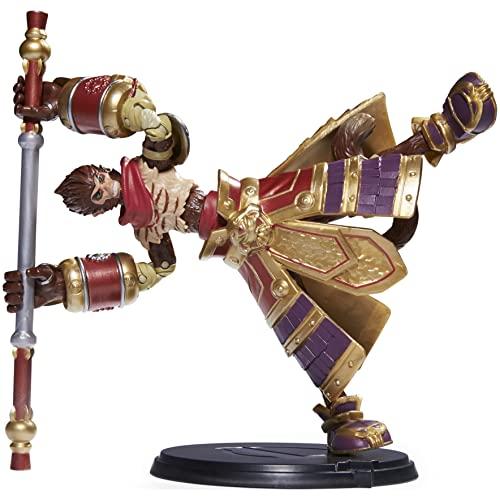 League of Legends League of Legends, 6-Inch Wukong Collectible Figure with Premium Details and Enchanted Staff Accessory, Champion Collection, Ages 12 and Up