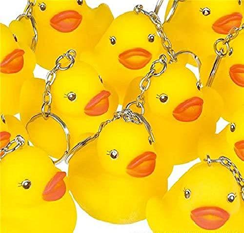 Rhode Island Novelty Rubber Duck Key Chain, Package of 12