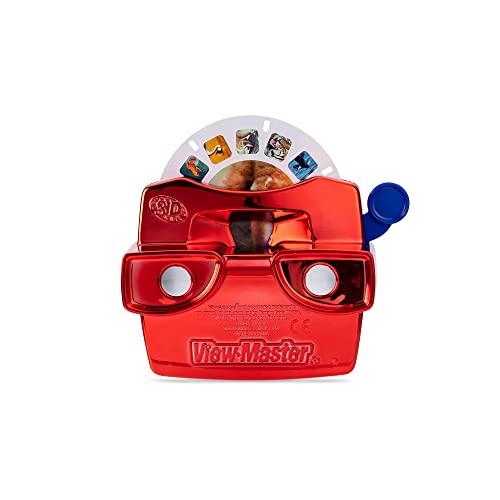 Basic Fun View Master Classic with Discovery Kids Reels - Metallic Viewfinder with 5 Reels Included - STEM, Retro, Nature Learning Toy for Kids and Adults, Toddlers, Ages 3+