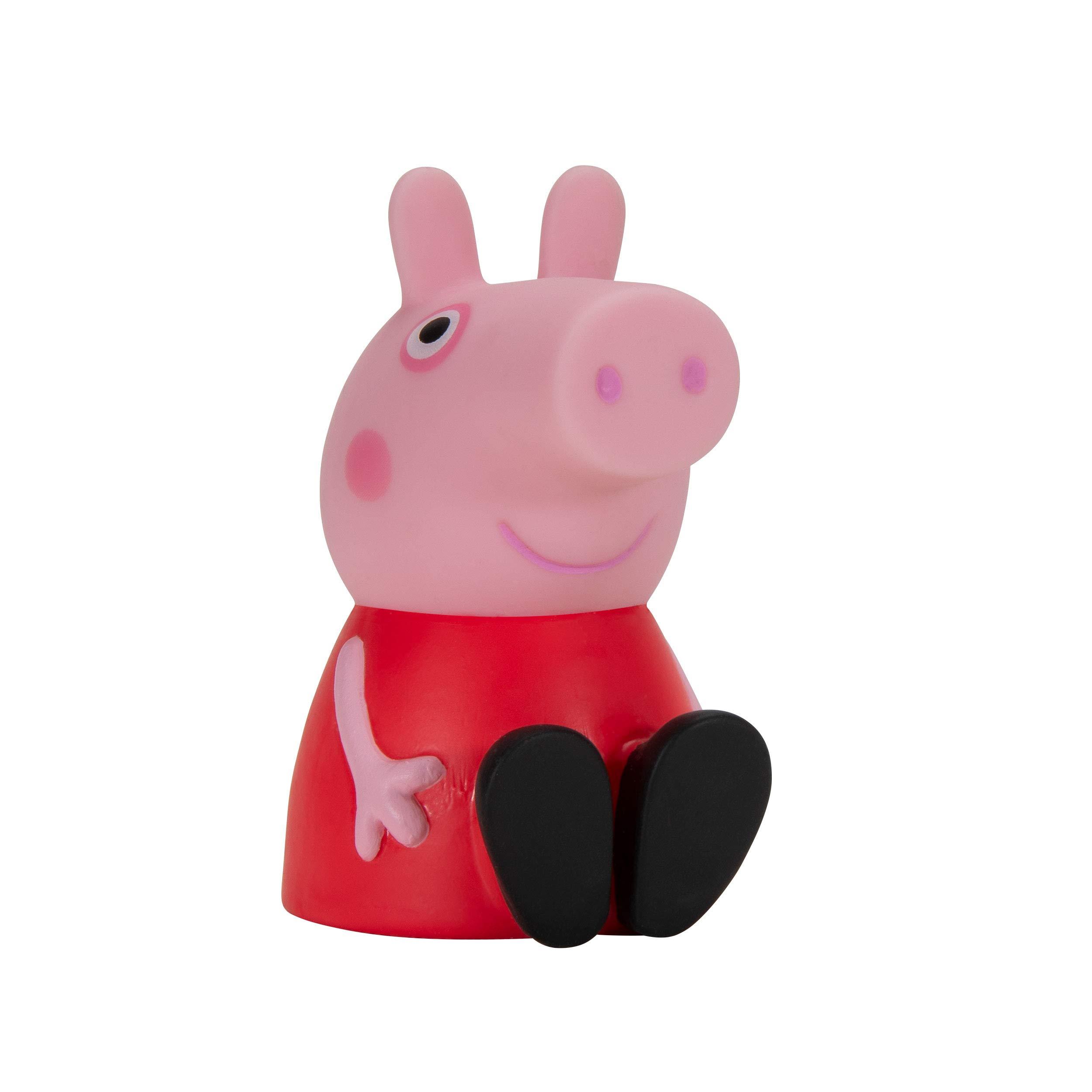 Peppa Pig Peppa Pig & Friends Squishies, 6 Pack, 2.5” Tall, Features 6 Character Toy Figures Like George, Suzy Sheep, Candy Cat, Edmond Elephant, Rebecca Rabbit – Toys for Preschoolers (PPZ0003)