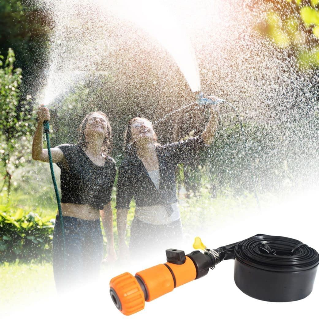ToysCentral Basics Trampoline Sprinkler Outdoor Trampoline Water Sprinkler for Kids Water Play Sprinklers for Kids and Adults Trampoline Accessories for Water Play, Games, and Summer Games Yards (39FT)