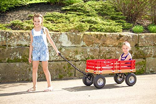 The Berlin Flyer Berlin Flyer Sport Wagon - Model F410 - Amish Made in Ohio, USA - 10" No-Flat Tires (Orange)