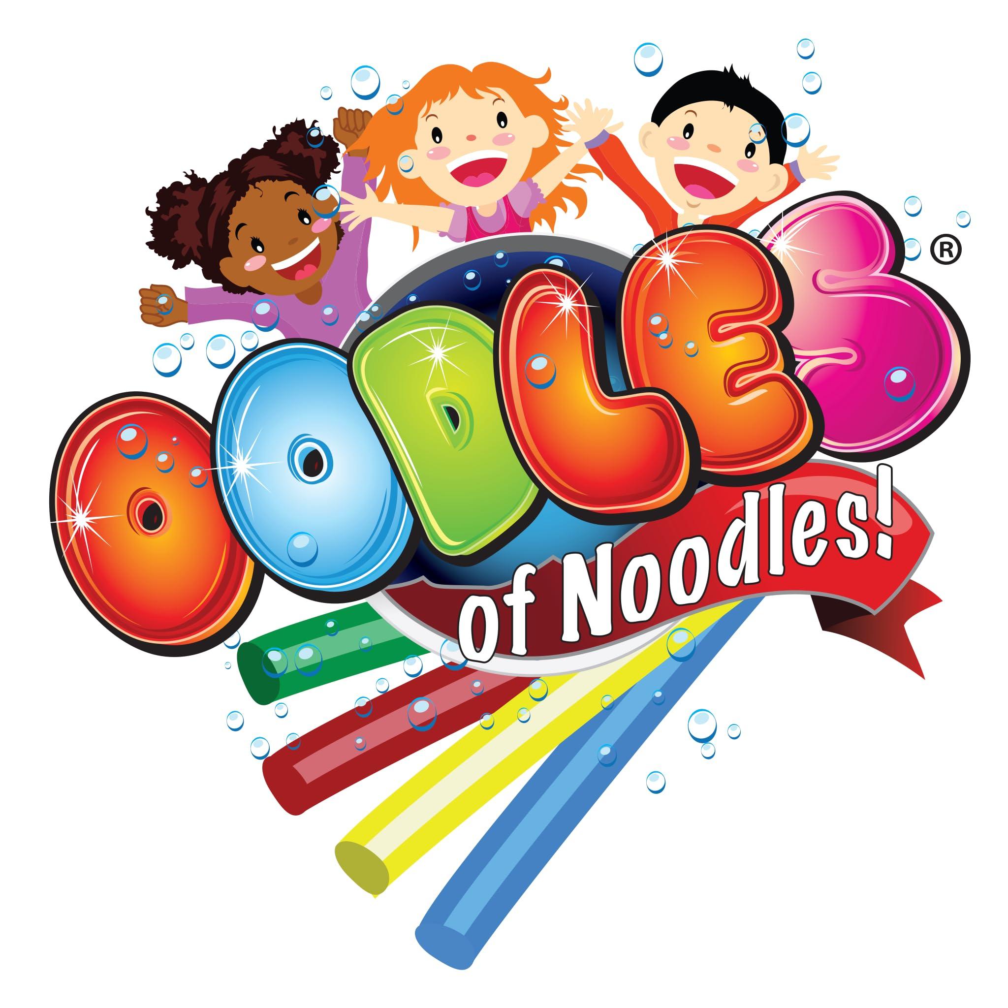 Oodles of Noodles 6 Pack Jumbo Swimming Pool Noodle Foam Multi-Purpose - Red White Blue