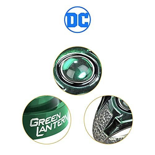 The Noble Collection The Noble Collection DC Green Lantern Prop Ring & Display - Die Cast Metal Ring with 4in (10cm) Display Case - Officially Licensed Film Set Movie Props Gifts Jewellery