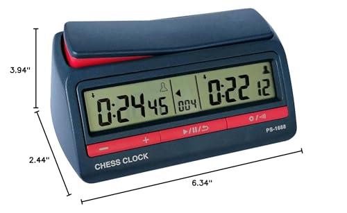 DYNWAVE DYNWAVE Digital Chess Timer,Digital Chess Clock,Board Games Timer,Chess Clock,Digital Timer,Chess Clock for Board Games,Chess Game